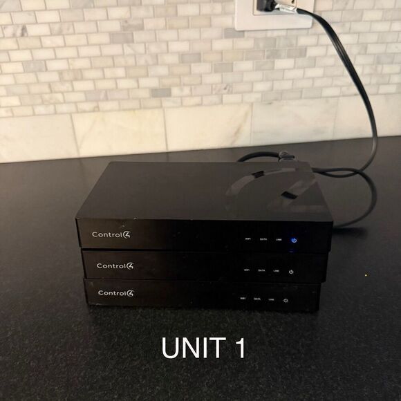 Lot of 3 Control4 HC250 Controllers – All Power On, Tested, No Cords - Picture 2 of 11